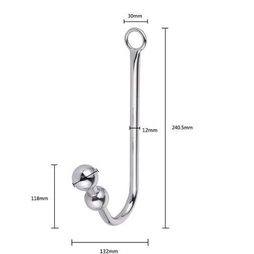 Elegant 5334 Cuffs Beaded Hook with Collar and Anal 0823